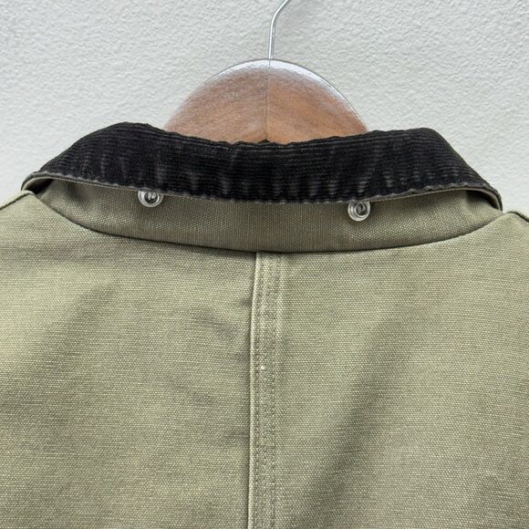 Vtg Carhartt J164 LOV Sherpa Lined Jacket Size 2XL Green Light Olive Rare Chore - Picture 7 of 13